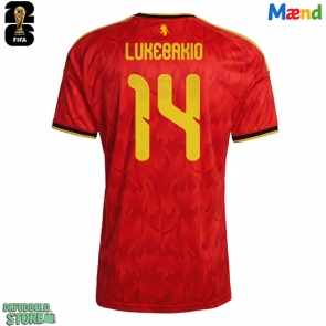 Belgien Dodi Lukebakio #14 Replika Hjemmebanetrøje VM 2026 Kortærmet